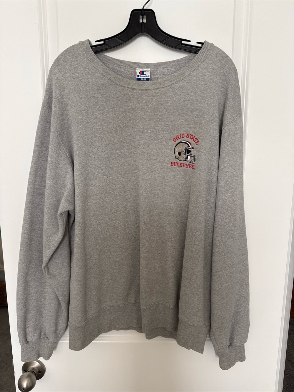 Vintage Ohio State Buckeyes Men’s Embroidered Crewneck Sweatshirt Size Large